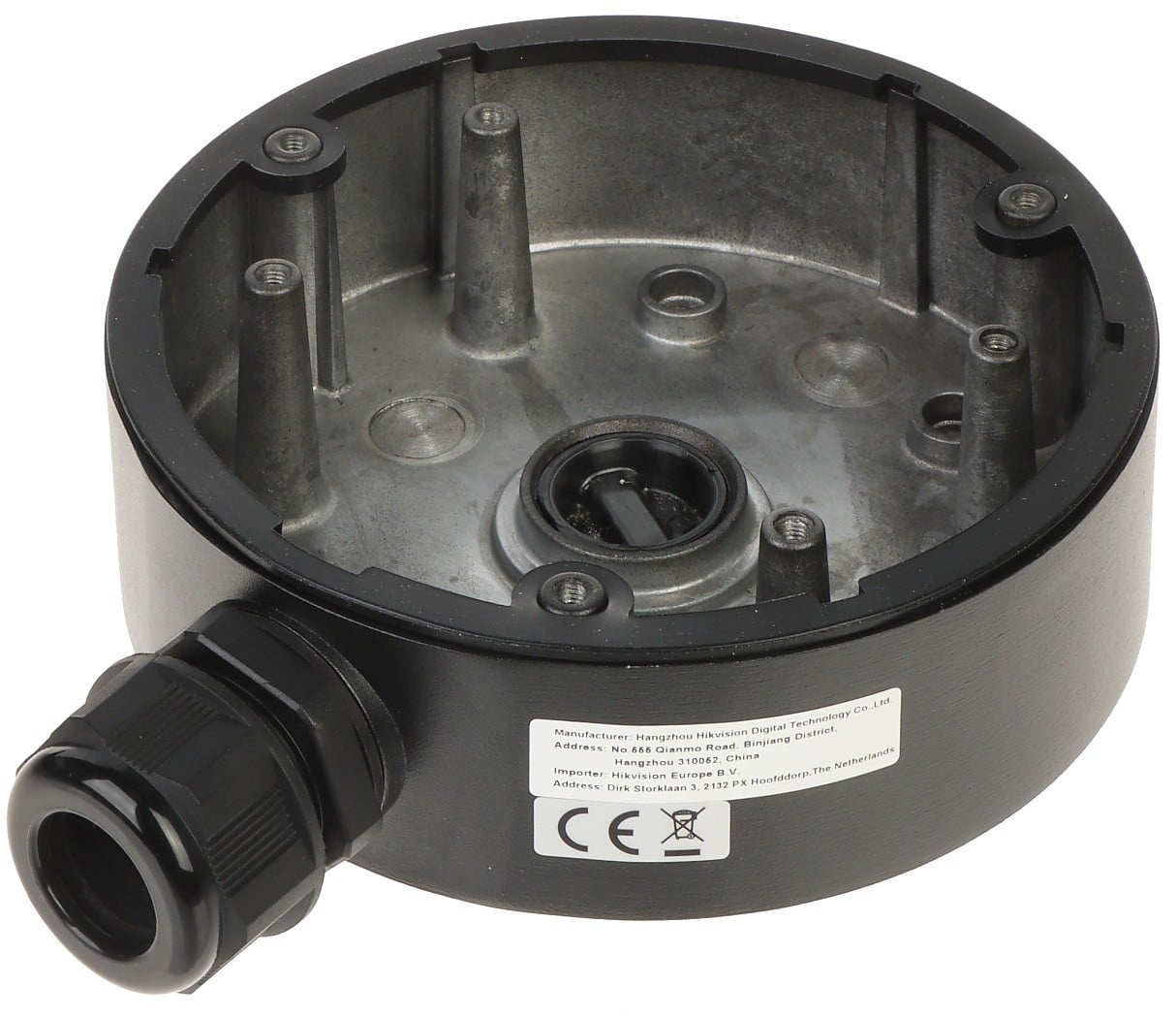 HIKVISION Hikvision DS-1280ZJ-DM21(Black) Junction box - SISTEMI DI SORVEGLIANZA | TecnoCARE.net Sabaudia, Latina, Terracina, San Felice Circeo e Pontinia