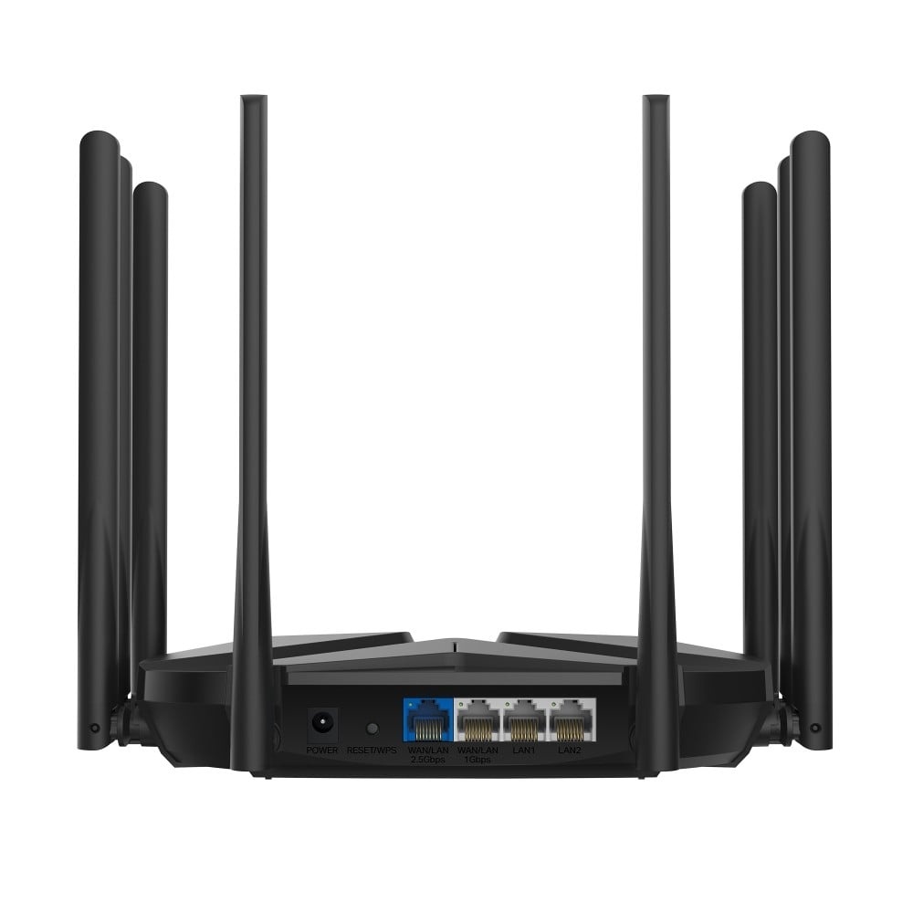 TP-LINK Mercusys MR90X router wireless Gigabit Ethernet Dual-band (2.4 GHz/5 GHz) Nero - RETI | TecnoCARE.net Sabaudia, Latina, Terracina, San Felice Circeo e Pontinia