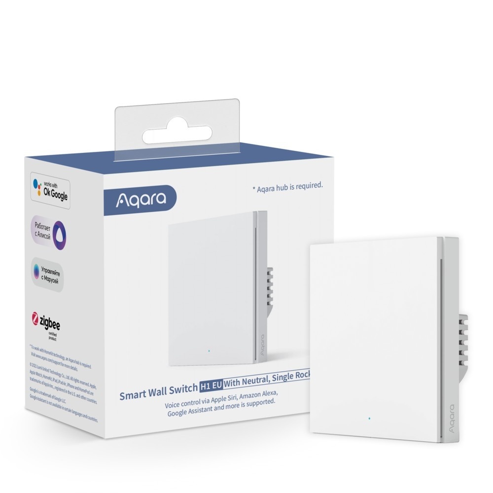AQARA Aqara WS-EUK03 interruttore della luce Policarbonato (PC) Bianco - STABILIZZATORI DI RETE | TecnoCARE.net Sabaudia, Latina, Terracina, San Felice Circeo e Pontinia