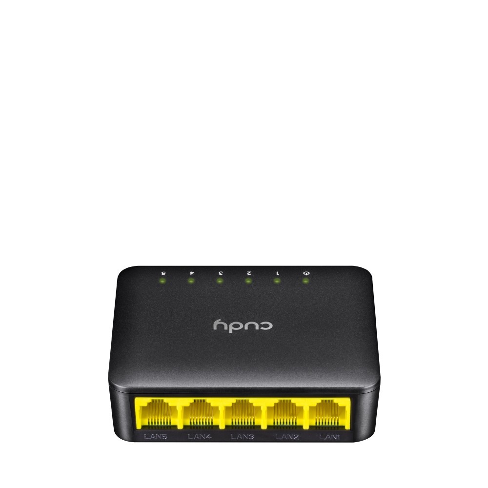 CUDY Cudy GS105D switch di rete Gigabit Ethernet (10/100/1000) Nero - RETI | TecnoCARE.net Sabaudia, Latina, Terracina, San Felice Circeo e Pontinia