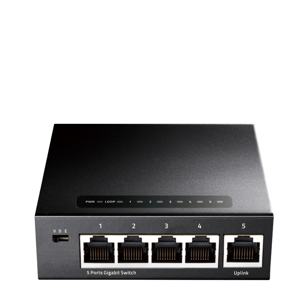 CUDY Cudy GS105 switch di rete Gigabit Ethernet (10/100/1000) Nero - RETI | TecnoCARE.net Sabaudia, Latina, Terracina, San Felice Circeo e Pontinia