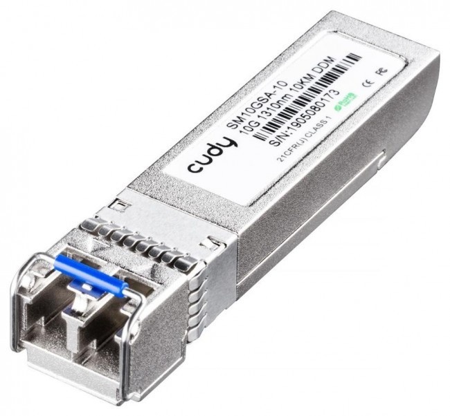 CUDY Cudy 10G SFP+ Single-Mode Optical Module, SM10GSA-10 1.0 modulo del ricetrasmettitore di rete Fibra ottica 10000 Mbit/s SFP+ 1310 nm - RETI | TecnoCARE.net Sabaudia, Latina, Terracina, San Felice Circeo e Pontinia