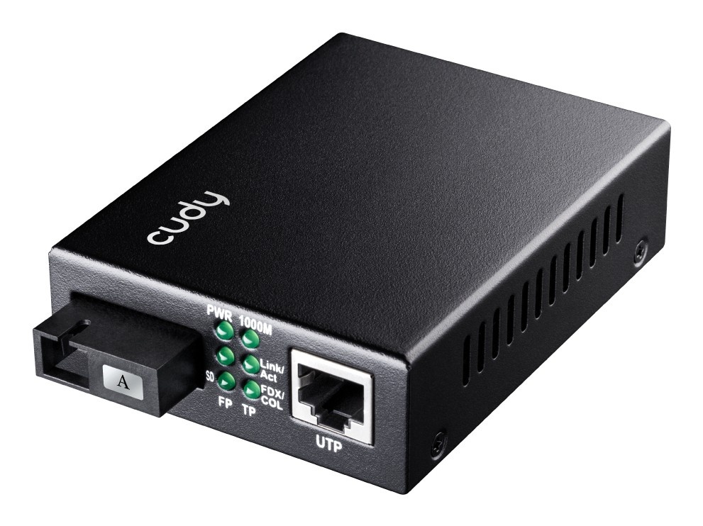 CUDY Cudy MC100GSB-40A convertitore multimediale di rete 1000 Mbit/s Modalità multipla, Modalità singola Nero - RETI | TecnoCARE.net Sabaudia, Latina, Terracina, San Felice Circeo e Pontinia