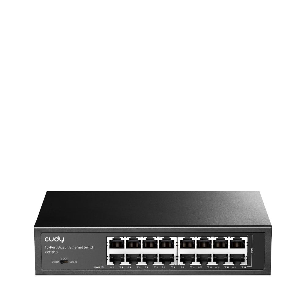 CUDY Cudy GS1016 switch di rete Gigabit Ethernet (10/100/1000) Nero - RETI | TecnoCARE.net Sabaudia, Latina, Terracina, San Felice Circeo e Pontinia