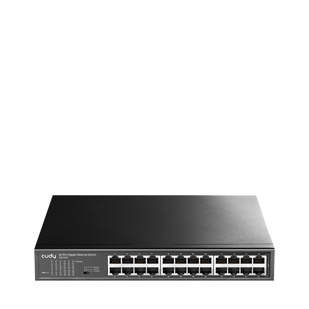 CUDY Cudy GS1024 switch di rete Gigabit Ethernet (10/100/1000) Nero - RETI | TecnoCARE.net Sabaudia, Latina, Terracina, San Felice Circeo e Pontinia