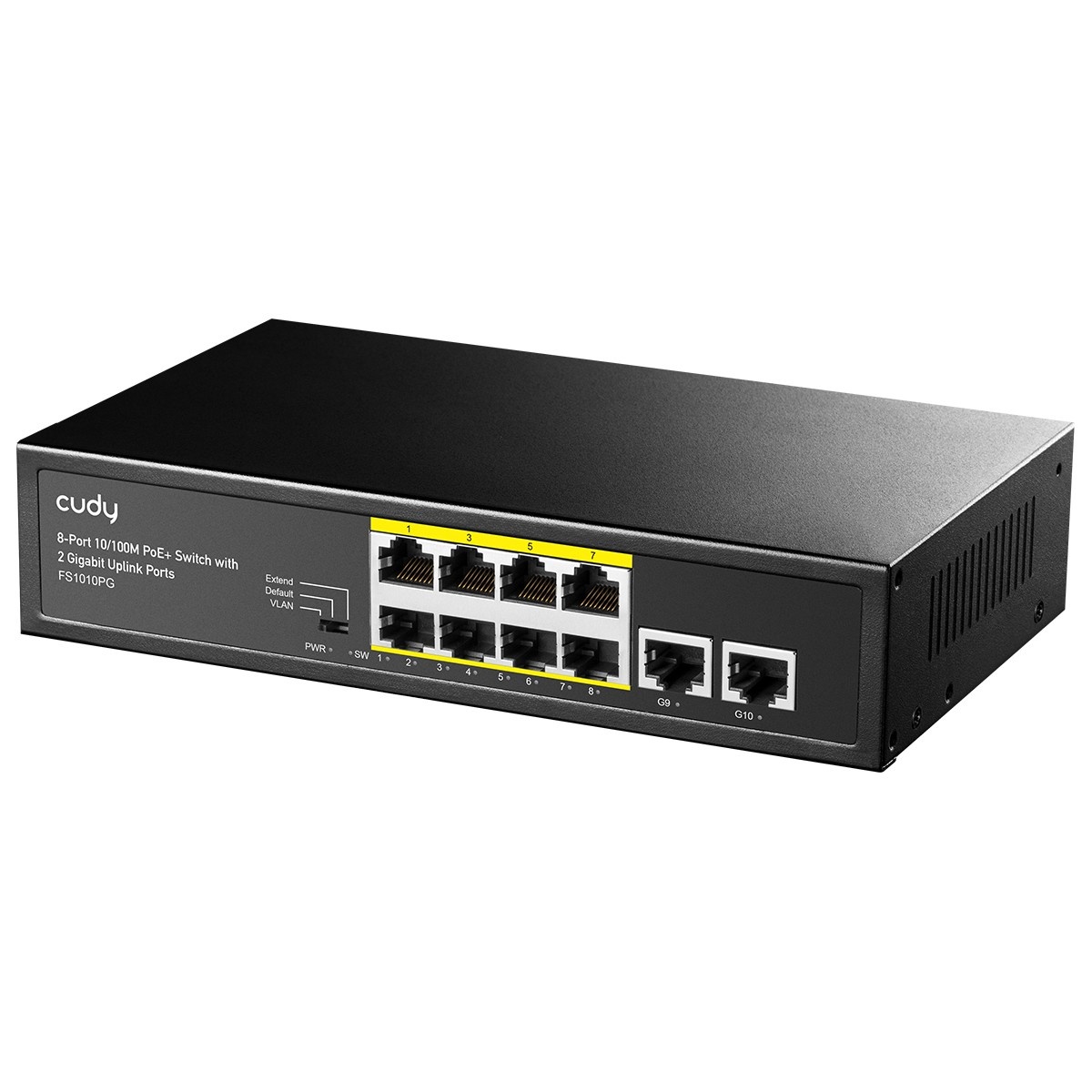CUDY Cudy FS1010PG switch di rete Fast Ethernet (10/100) Supporto Power over Ethernet (PoE) Nero - RETI | TecnoCARE.net Sabaudia, Latina, Terracina, San Felice Circeo e Pontinia
