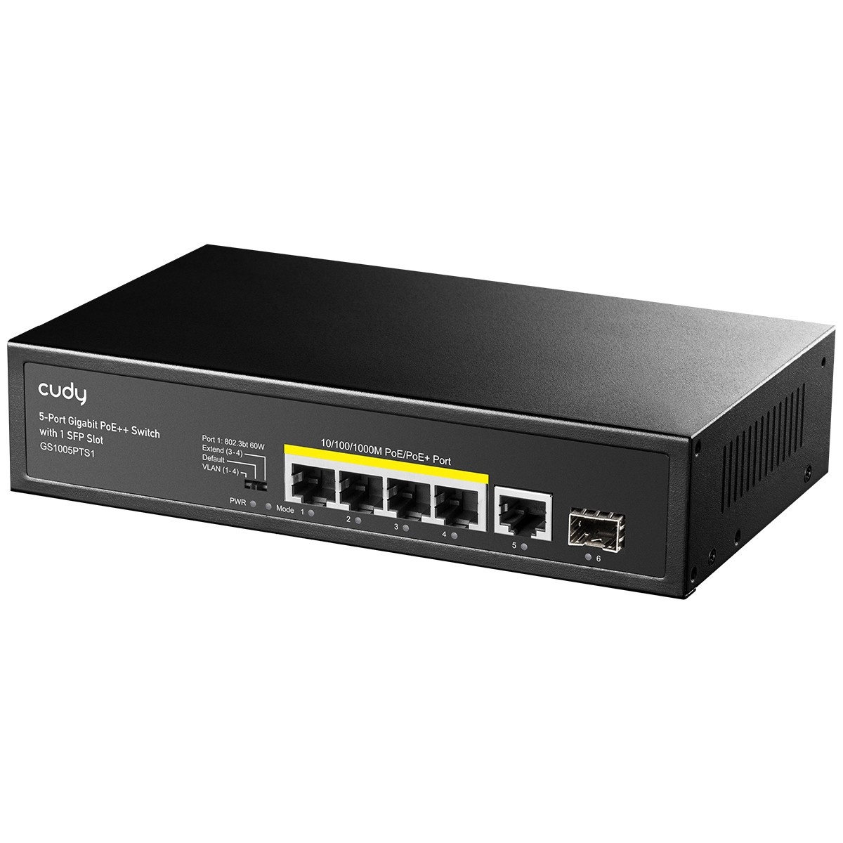 CUDY Cudy GS1005PTS1 switch di rete Gigabit Ethernet (10/100/1000) Supporto Power over Ethernet (PoE) Nero - RETI | TecnoCARE.net Sabaudia, Latina, Terracina, San Felice Circeo e Pontinia