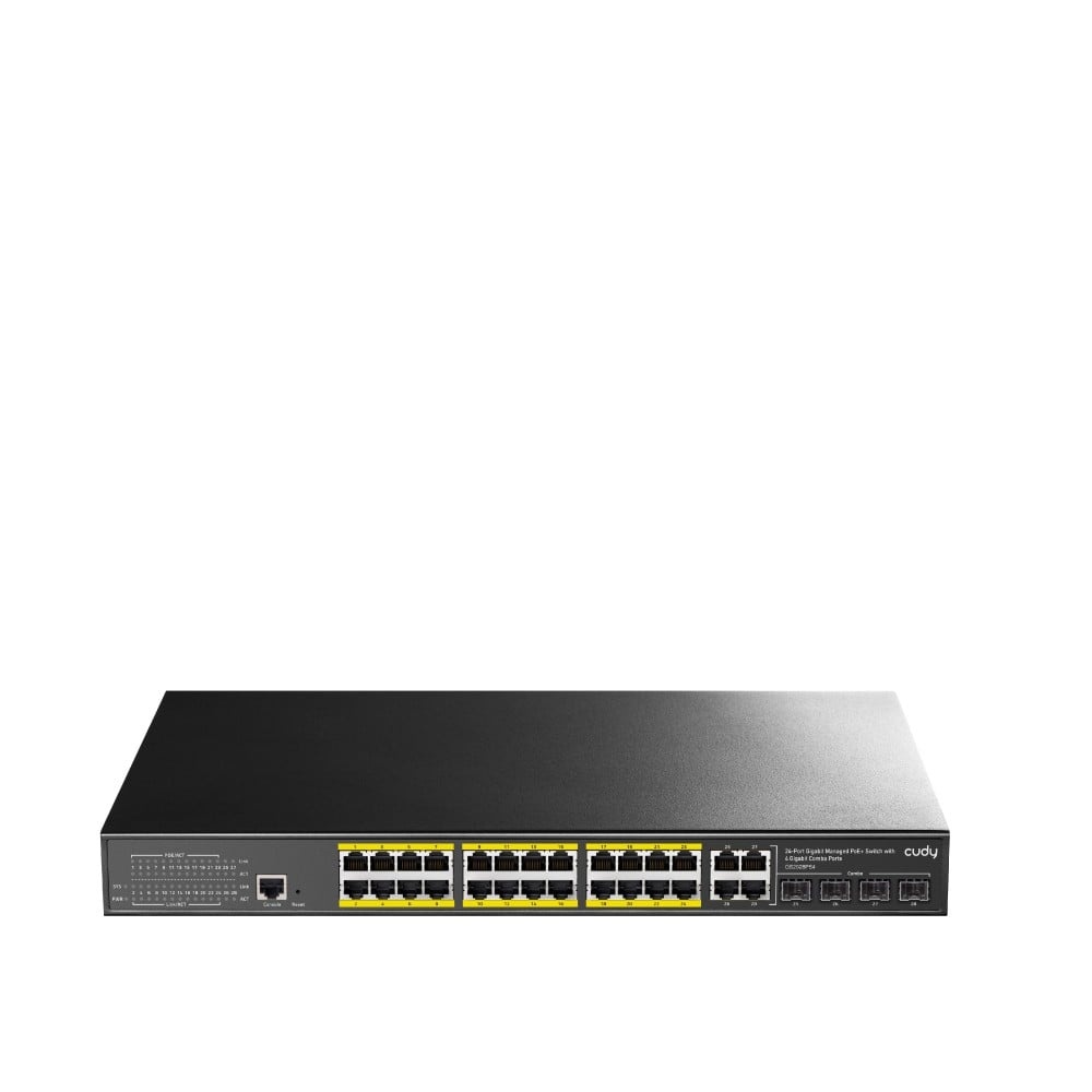 CUDY Cudy GS2028PS4 Switch Ethernet Gigabit Gestito con PoE 24 Porte 1U da Montare su Rack - RETI | TecnoCARE.net Sabaudia, Latina, Terracina, San Felice Circeo e Pontinia