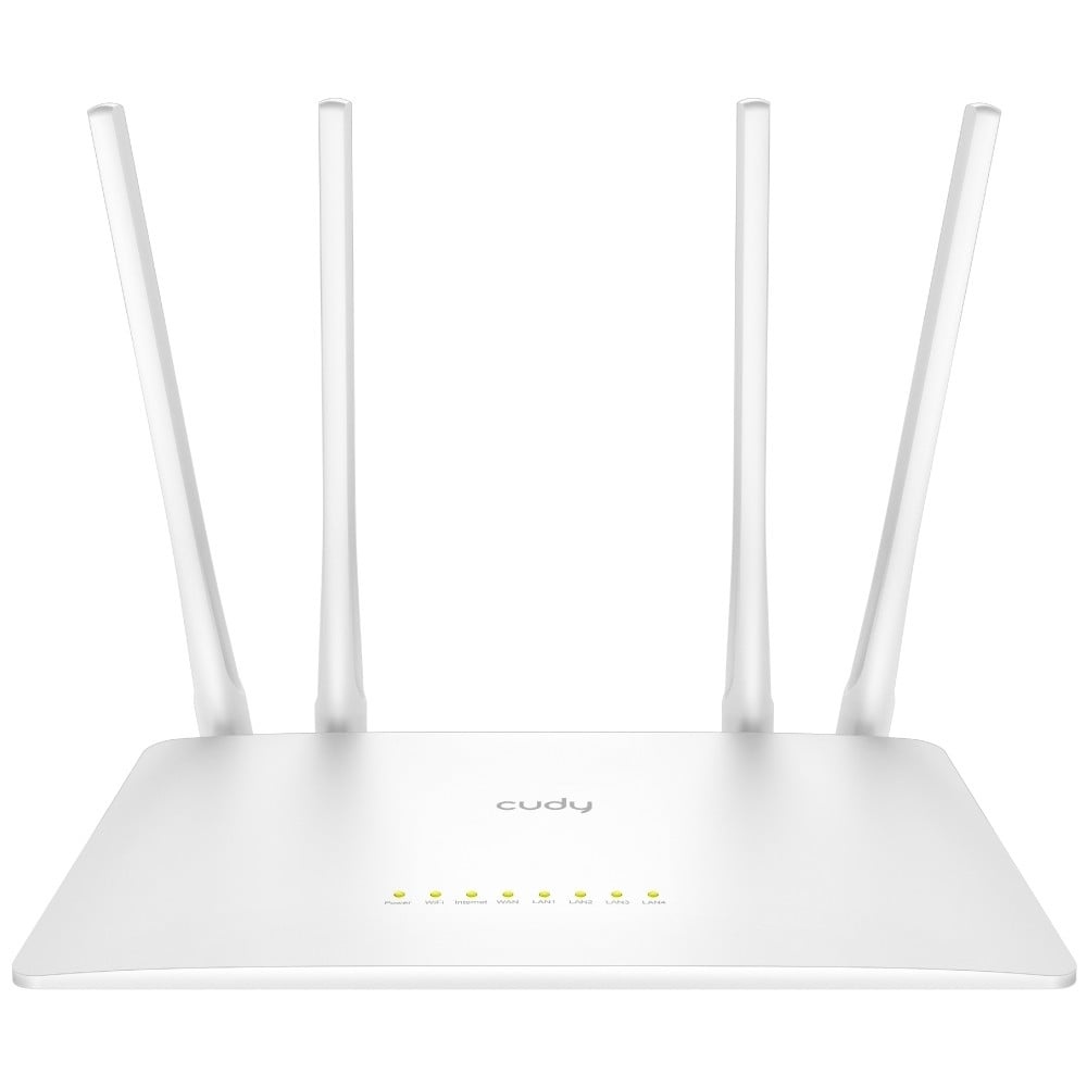 CUDY Cudy WR1200 router wireless Fast Ethernet Dual-band (2.4 GHz/5 GHz) Bianco - RETI | TecnoCARE.net Sabaudia, Latina, Terracina, San Felice Circeo e Pontinia