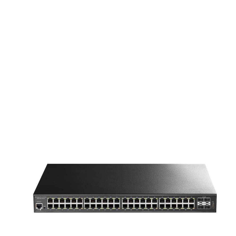 CUDY Cudy GS2048PS4 Gestito L2 Gigabit Ethernet (10/100/1000) Supporto Power over Ethernet (PoE) Nero - RETI | TecnoCARE.net Sabaudia, Latina, Terracina, San Felice Circeo e Pontinia