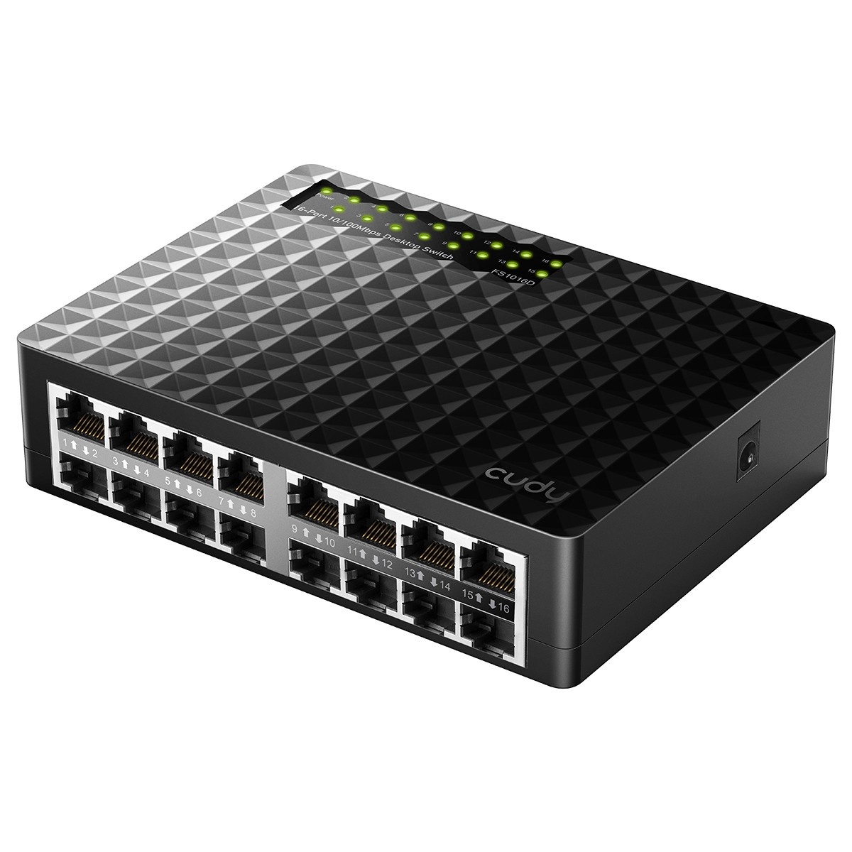 CUDY Cudy FS1016D switch di rete Fast Ethernet (10/100) Nero - RETI | TecnoCARE.net Sabaudia, Latina, Terracina, San Felice Circeo e Pontinia