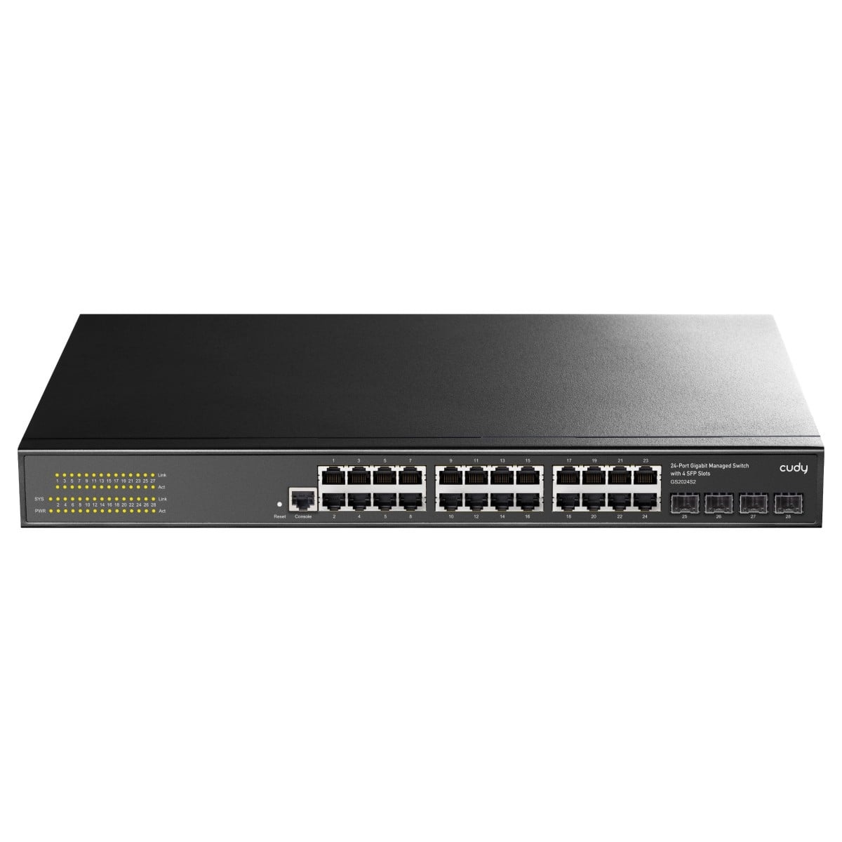 CUDY Cudy GS2024S2 switch di rete Gestito L2/L3 Gigabit Ethernet (10/100/1000) 1U Nero - RETI | TecnoCARE.net Sabaudia, Latina, Terracina, San Felice Circeo e Pontinia