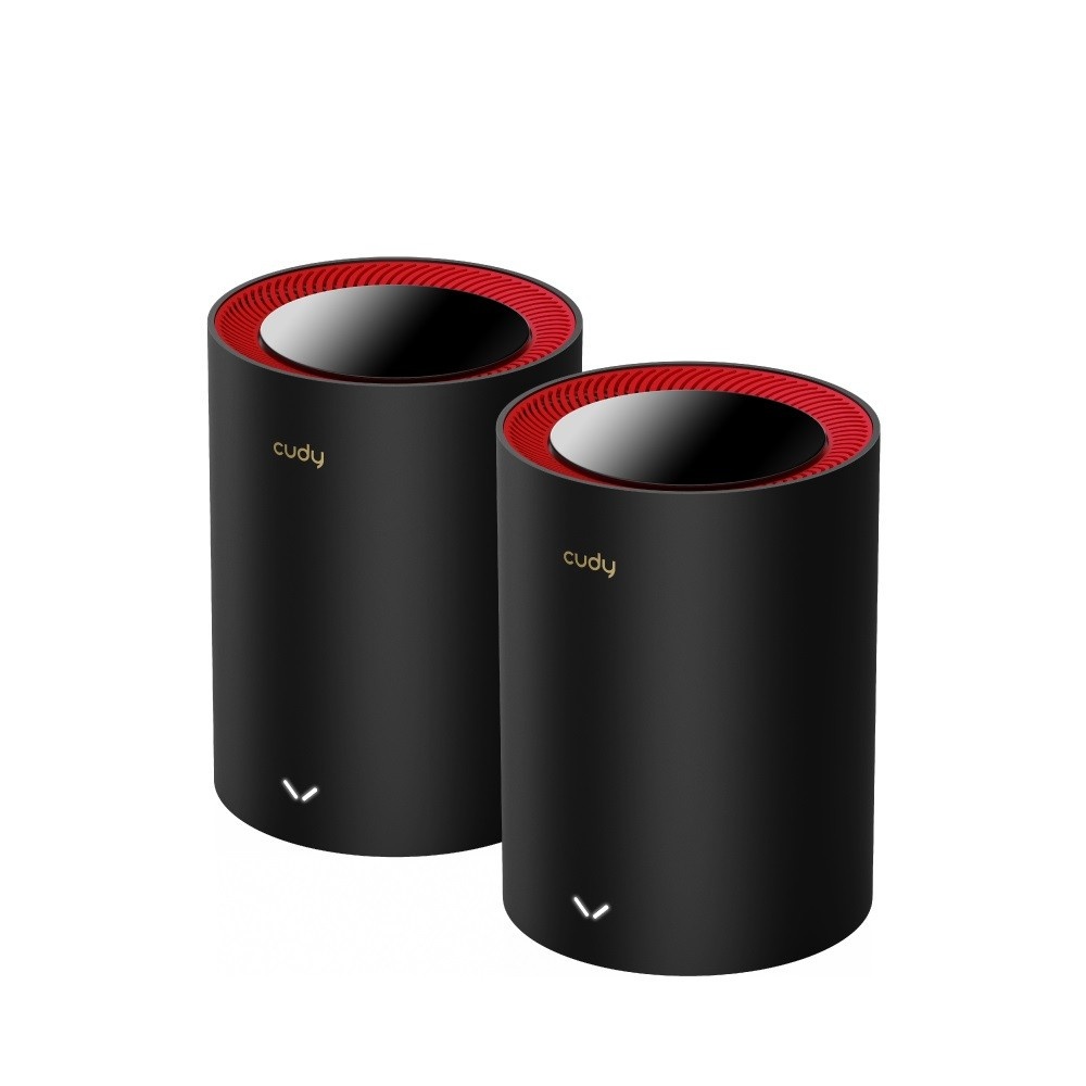 CUDY Cudy M3000 2-Pack Dual-band (2.4 GHz/5 GHz) Wi-Fi 6 (802.11ax) Nero, Rosso 1 Interno - RETI | TecnoCARE.net Sabaudia, Latina, Terracina, San Felice Circeo e Pontinia