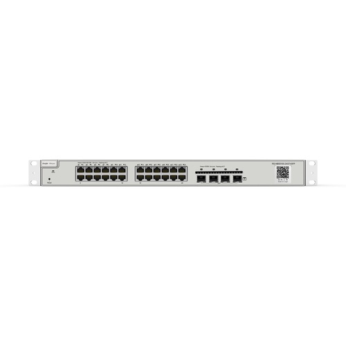 RUIJIEE REYEE CLOUD SWITCH MANAGED GIGABIT POE L3 24 X GE POE+ 4 X SFP  POWER BUDGET 370W - SWITCH E HUB | TecnoCARE.net Sabaudia, Latina, Terracina, San Felice Circeo e Pontinia