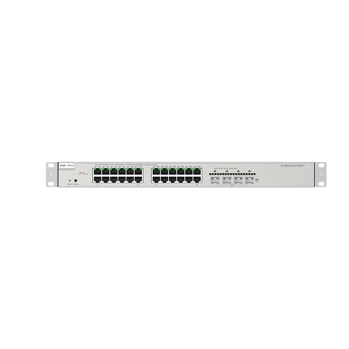 RUIJIEE REYEE CLOUD SWITCH MANAGED GIGABIT POE L3, 24XGE POE 4XSFP+, POWER BUDGET 370W, RACK MOUNT - SWITCH E HUB | TecnoCARE.net Sabaudia, Latina, Terracina, San Felice Circeo e Pontinia