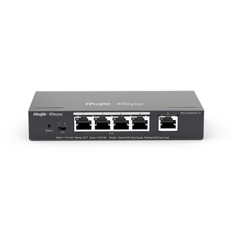 RUIJIEE REYEE SMART SWITCH POE GIGABIT 10 P., 8 P. POE/POE+, P. UPLINK SFP COMBO RJ45 - SWITCH E HUB | TecnoCARE.net Sabaudia, Latina, Terracina, San Felice Circeo e Pontinia