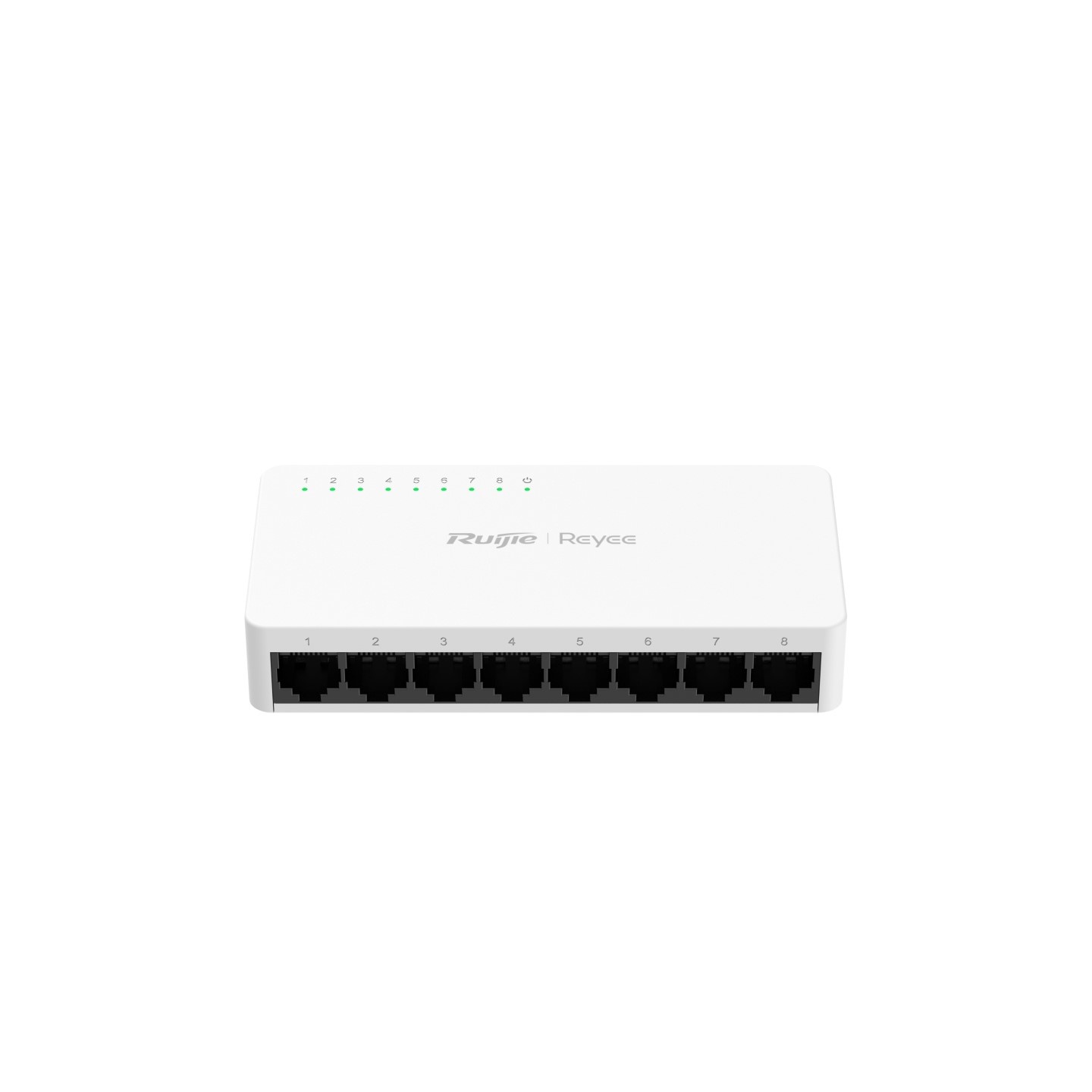 RUIJIEE REYEE SWITCH NON GESTITO A 8 PORTE DA 10/100 MBPS (CHASSIS PLASTICO DESKTOP) - SWITCH E HUB | TecnoCARE.net Sabaudia, Latina, Terracina, San Felice Circeo e Pontinia