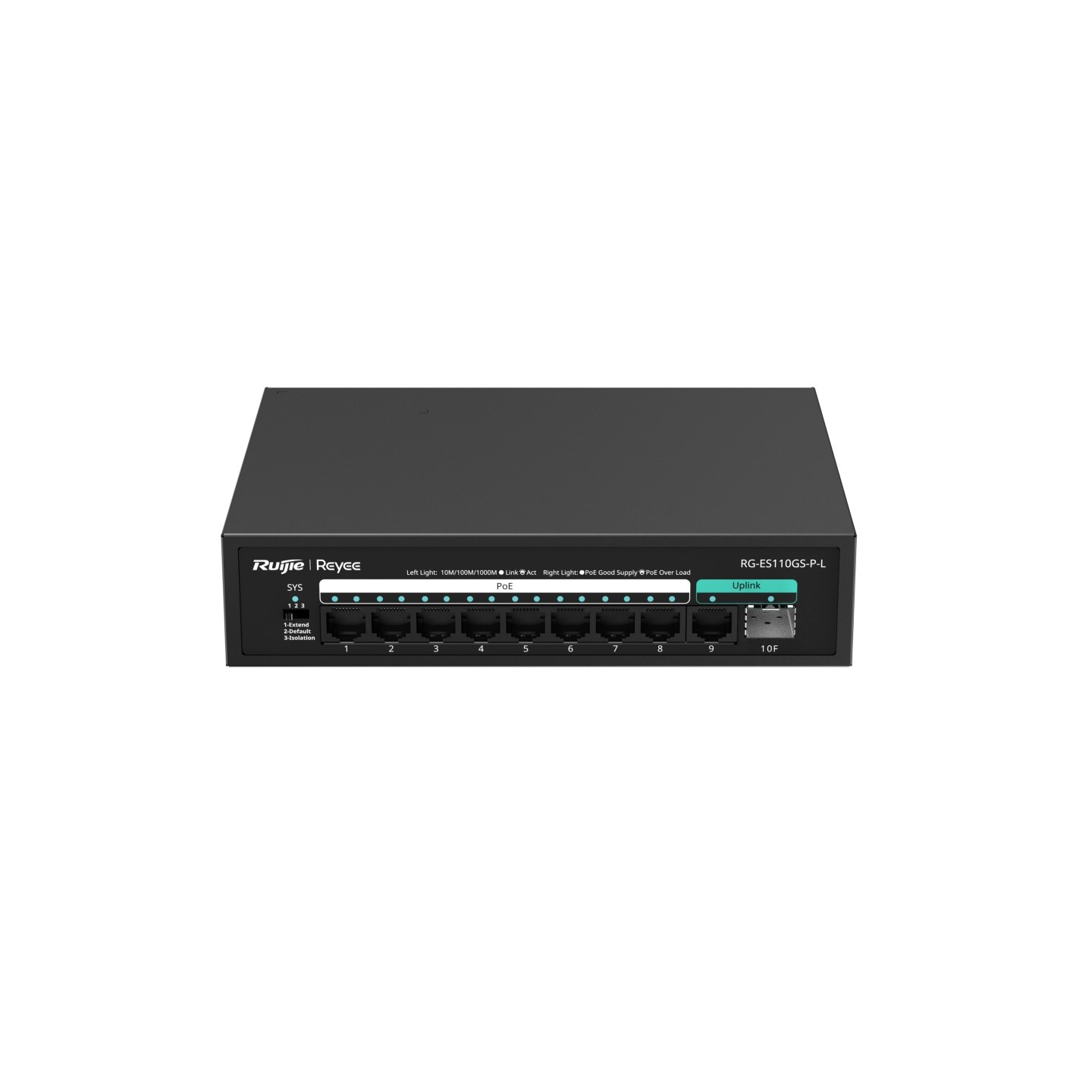 RUIJIEE REYEE SWITCH POE NON GESTITO 10 PORTE GIGABIT 10/100/1000 MBPS - SWITCH E HUB | TecnoCARE.net Sabaudia, Latina, Terracina, San Felice Circeo e Pontinia