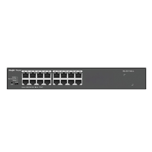 RUIJIEE REYEE SWITCH NON GESTITO A 16 PORTE GIGABIT 10/100/1000 MBPS - SWITCH E HUB | TecnoCARE.net Sabaudia, Latina, Terracina, San Felice Circeo e Pontinia