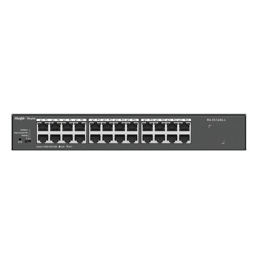 RUIJIEE REYEE SWITCH NON GESTITO A 24 PORTE GIGABIT 10/100/1000 MBPS - SWITCH E HUB | TecnoCARE.net Sabaudia, Latina, Terracina, San Felice Circeo e Pontinia
