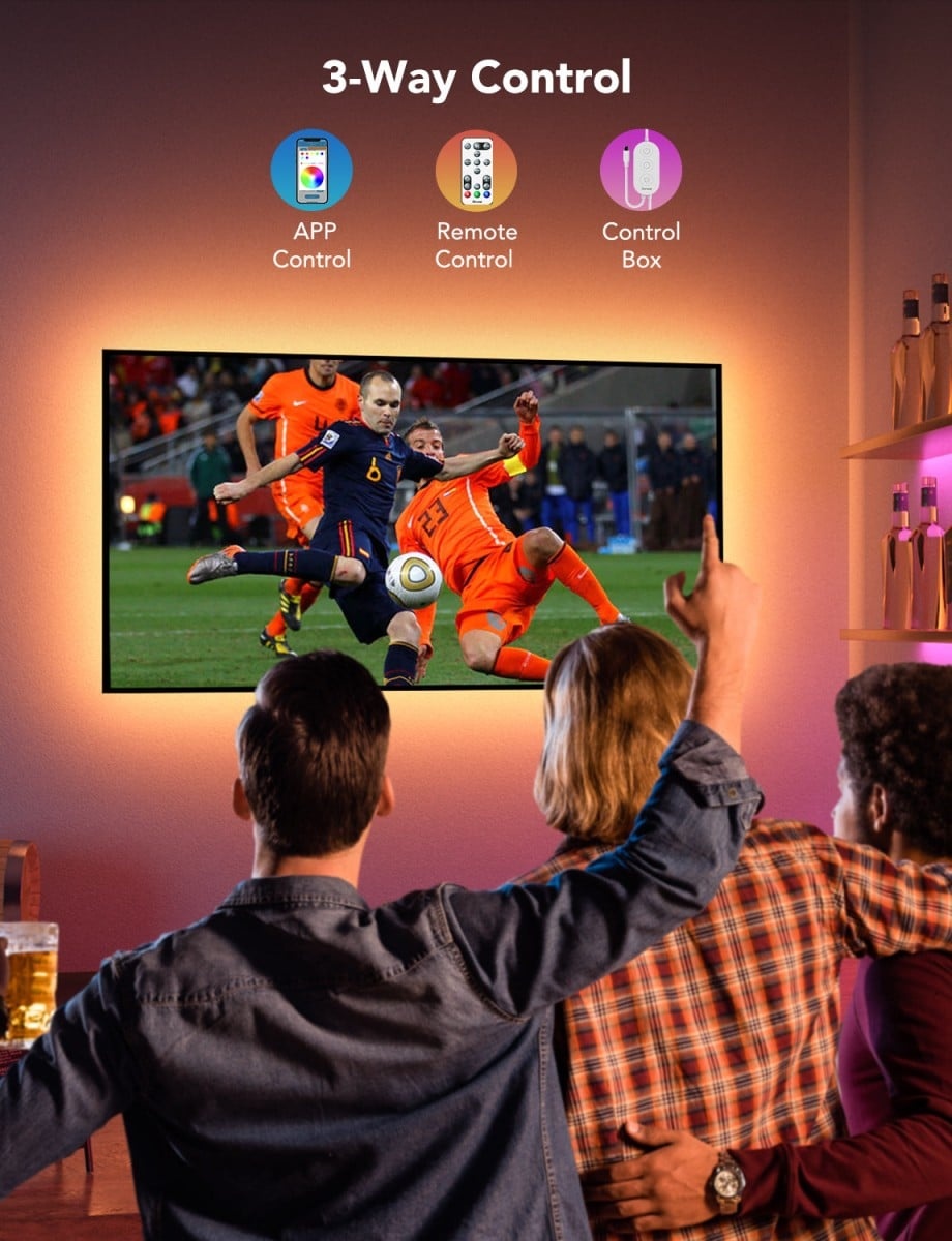 GOVEE Govee H6179 retroilluminazione TV | Striscia LED | per TV 46-60 pollici, Bluetooth, RGB - LAMPADINE | TecnoCARE.net Sabaudia, Latina, Terracina, San Felice Circeo e Pontinia