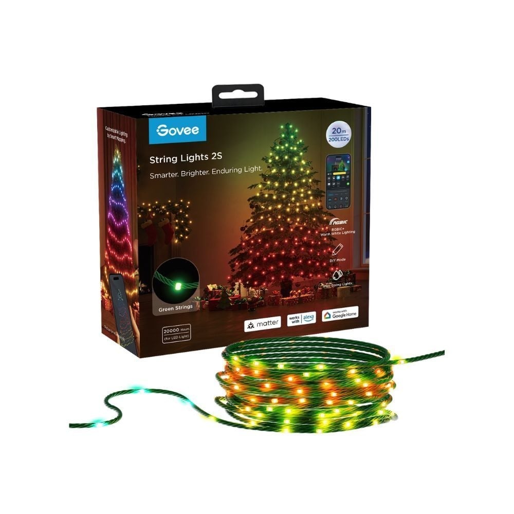GOVEE Govee H80C4 | Catena luminosa 20m - LAMPADINE | TecnoCARE.net Sabaudia, Latina, Terracina, San Felice Circeo e Pontinia