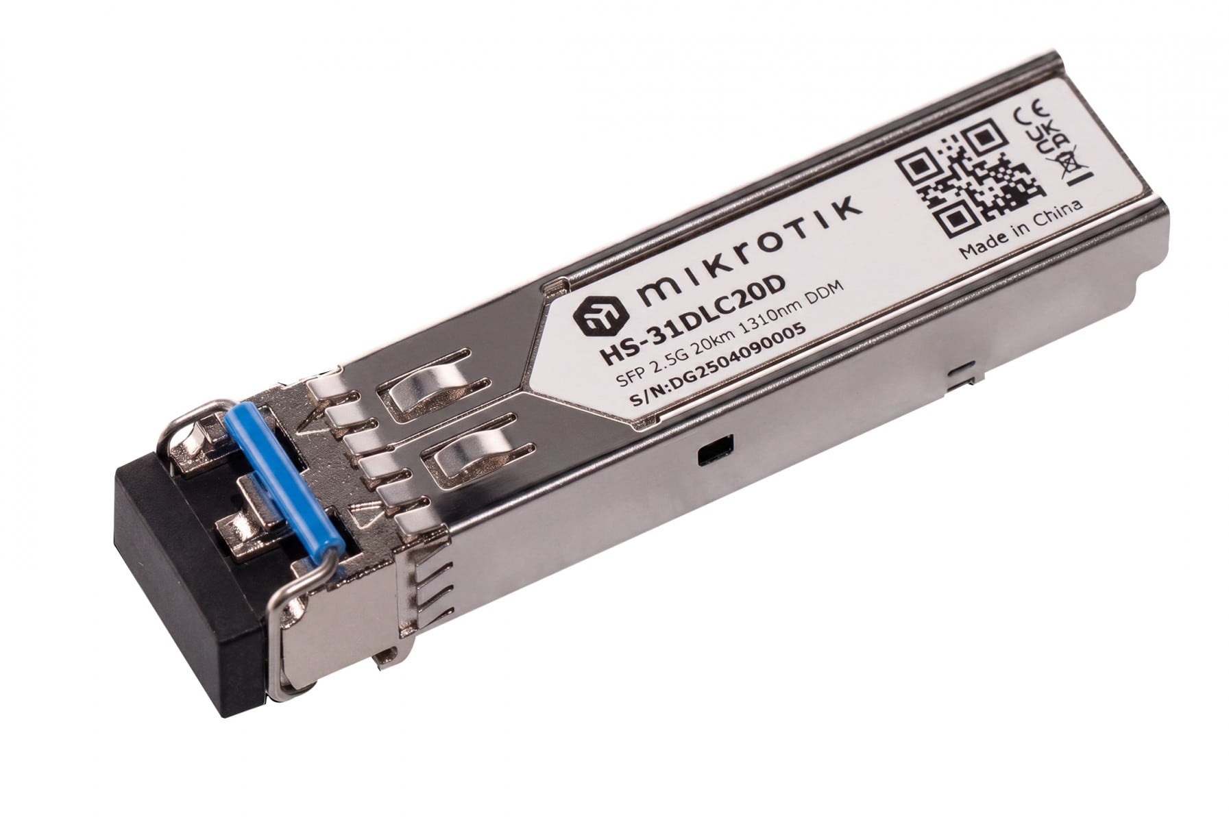 MIKROTIK Mikrotik HS-31DLC20D modulo del ricetrasmettitore di rete Fibra ottica 2500 Mbit/s SFP 1310 nm - RETI | TecnoCARE.net Sabaudia, Latina, Terracina, San Felice Circeo e Pontinia