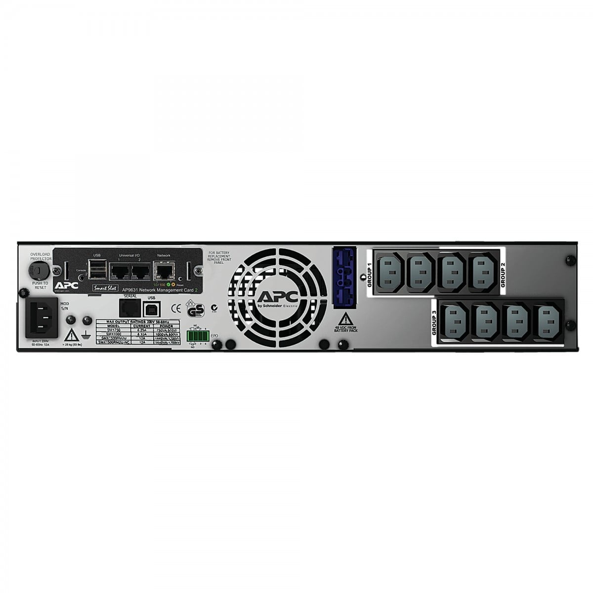 APC BY SCHNEIDER ELECTRIC APC SMX1500RMI2UNC Smart-UPS X 1500VA UPS da montare in rack con tempo di funzionamento espandibile - BATTERIE E ALIMENTATORI | TecnoCARE.net Sabaudia, Latina, Terracina, San Felice Circeo e Pontinia