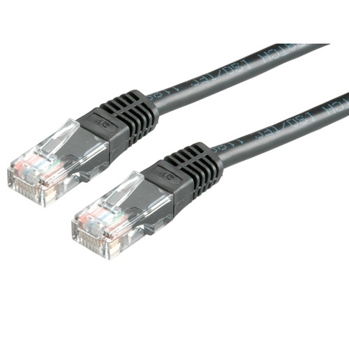 ROLINE ROLINE CAVO DI RETE UTP PATCHCORD CAT.5E/CLASSE D, NERO, 2M - CAVI DI RETE | TecnoCARE.net Sabaudia, Latina, Terracina, San Felice Circeo e Pontinia