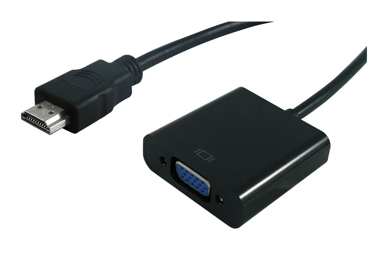 SECOMP STANDARD CAVO ADATTATORE HDMI ST- VGA BU - CAVI HDMI/VGA/DVI/DP | TecnoCARE.net Sabaudia, Latina, Terracina, San Felice Circeo e Pontinia