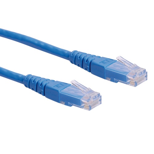ROLINE ROLINE CAVO UTP PATCHCORD CAT.6, CLASS E, BLU, 3M - CAVI DI RETE | TecnoCARE.net Sabaudia, Latina, Terracina, San Felice Circeo e Pontinia