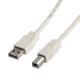ROLINE ROLINE CAVO USB2.0 CABLE, A - B, M/M, 1.8M - CAVI USB | TecnoCARE.net Sabaudia, Latina, Terracina, San Felice Circeo e Pontinia