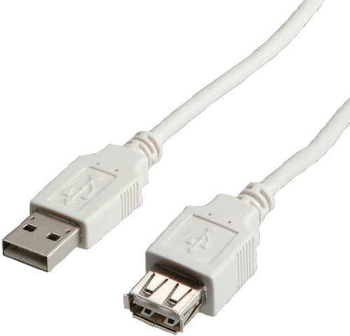 SECOMP STANDARD CAVO USB2.0 CABLE, A-A, M/F, BEIGE, 3M - CAVI HDMI/VGA/DVI/DP | TecnoCARE.net Sabaudia, Latina, Terracina, San Felice Circeo e Pontinia