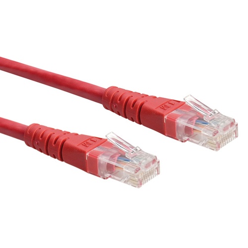 ROLINE ROLINE CAVO UTP PATCHCORD CAT.6/CLASS E, ROSSO, 0.3M - CAVI DI RETE | TecnoCARE.net Sabaudia, Latina, Terracina, San Felice Circeo e Pontinia