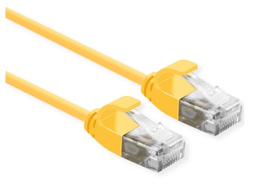 ROLINE ROLINE CAVO UTP DATA CENTER PATCHCORD CAT.6A, CLASS EA, LSOH, SLIM, GIALLO, 1M - CAVI USB | TecnoCARE.net Sabaudia, Latina, Terracina, San Felice Circeo e Pontinia