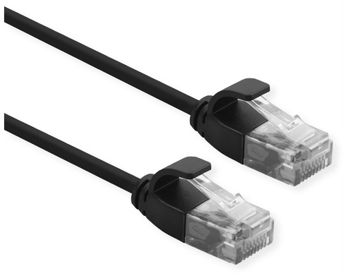 ROLINE ROLINE CAVO DI RETE UTP DATA CENTER PATCH CORD CAT.6A (CLASS EA) LSOH SLIM 3 M NERO - CAVI DI RETE | TecnoCARE.net Sabaudia, Latina, Terracina, San Felice Circeo e Pontinia