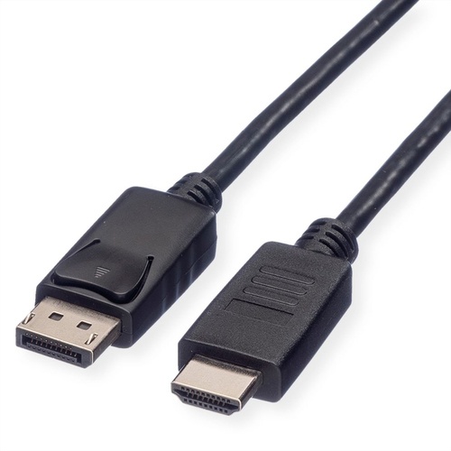 ROLINE ROLINE GREEN CAVO DISPLAYPORT CABLE, DP - HDTV, M/M, BLACK, 2M - CAVI HDMI/VGA/DVI/DP | TecnoCARE.net Sabaudia, Latina, Terracina, San Felice Circeo e Pontinia