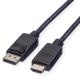 ROLINE ROLINE GREEN CAVO DISPLAYPORT CABLE, DP - HDTV, M/M, BLACK, 2M - CAVI HDMI/VGA/DVI/DP | TecnoCARE.net Sabaudia, Latina, Terracina, San Felice Circeo e Pontinia