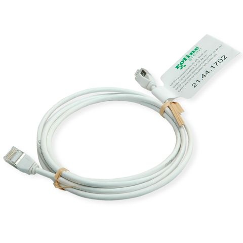 ROLINE ROLINE GREEN CAVO DI RETE U/FTP DATACENTER PATCHCORD CAT.6A/CLASS EA, LSOH/TPE, SLIM, GRIGIO, 0.15M - CAVI DI RETE | TecnoCARE.net Sabaudia, Latina, Terracina, San Felice Circeo e Pontinia