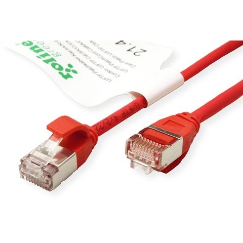 ROLINE ROLINE GREEN U/FTP DATACENTER Patchcord CAT 6A/CLASS EA, LSOH/TPE, SLIM, ROSSO , 5M - CAVI DI RETE | TecnoCARE.net Sabaudia, Latina, Terracina, San Felice Circeo e Pontinia