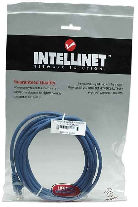 INTELLINET Intellinet 1m Cat5e cavo di rete Blu U/UTP (UTP) - CAVI PER COMPUTER E PERIFERICHE | TecnoCARE.net Sabaudia, Latina, Terracina, San Felice Circeo e Pontinia