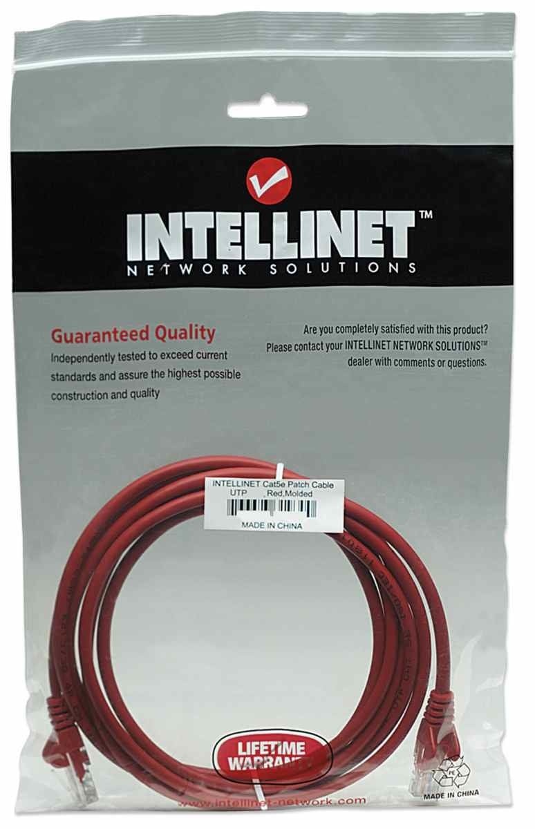 INTELLINET Intellinet 319843 Patchcord UTP 5m C5 rosso - CAVI PER COMPUTER E PERIFERICHE | TecnoCARE.net Sabaudia, Latina, Terracina, San Felice Circeo e Pontinia