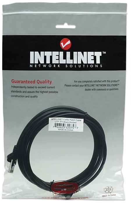 INTELLINET Intellinet 2m Cat5e cavo di rete Nero U/UTP (UTP) - CAVI PER COMPUTER E PERIFERICHE | TecnoCARE.net Sabaudia, Latina, Terracina, San Felice Circeo e Pontinia
