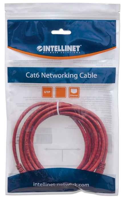 INTELLINET Intellinet Cat6 UTP, 1.5m cavo di rete Rosso 1,5 m U/UTP (UTP) - CAVI PER COMPUTER E PERIFERICHE | TecnoCARE.net Sabaudia, Latina, Terracina, San Felice Circeo e Pontinia