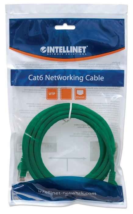 INTELLINET Intellinet Cat6, 0.5m cavo di rete Verde 0,5 m U/UTP (UTP) - CAVI PER COMPUTER E PERIFERICHE | TecnoCARE.net Sabaudia, Latina, Terracina, San Felice Circeo e Pontinia