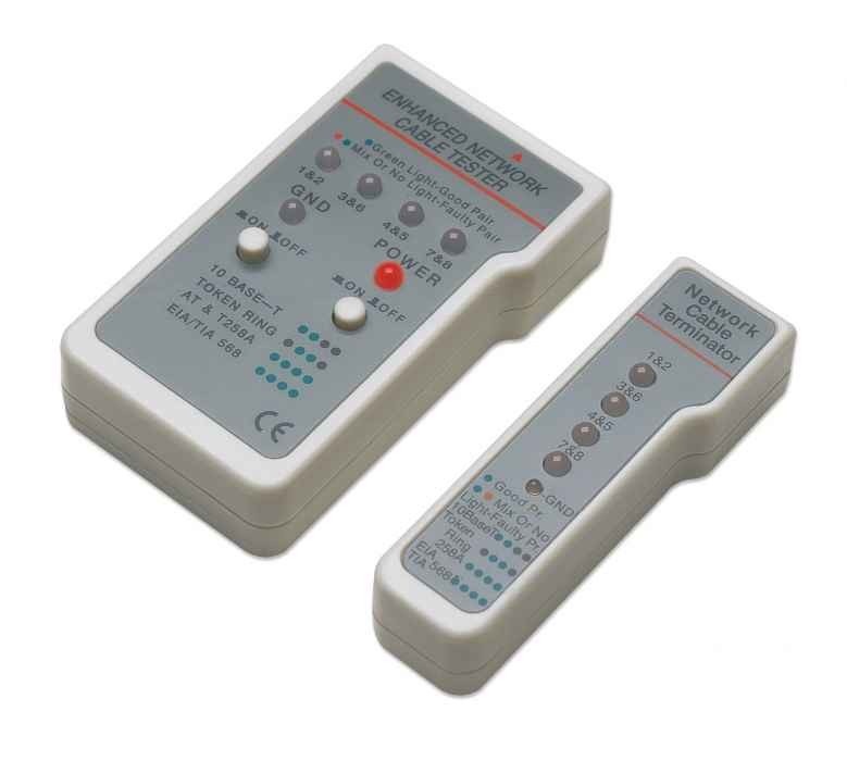 INTELLINET Intellinet 351898 tester per cavo di rete Tester per cavi UTP/STP Grigio - RETI | TecnoCARE.net Sabaudia, Latina, Terracina, San Felice Circeo e Pontinia