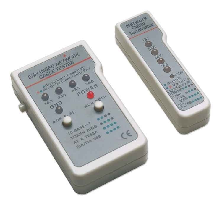 INTELLINET Intellinet 351898 tester per cavo di rete Tester per cavi UTP/STP Grigio - RETI | TecnoCARE.net Sabaudia, Latina, Terracina, San Felice Circeo e Pontinia