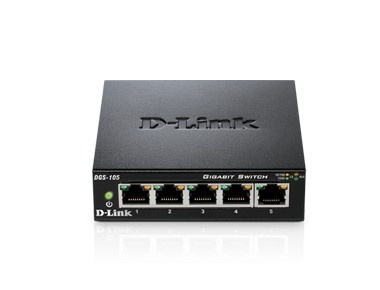 D-LINK D-Link DGS-105 Non gestito L2 Gigabit Ethernet (10/100/1000) Nero - RETI | TecnoCARE.net Sabaudia, Latina, Terracina, San Felice Circeo e Pontinia