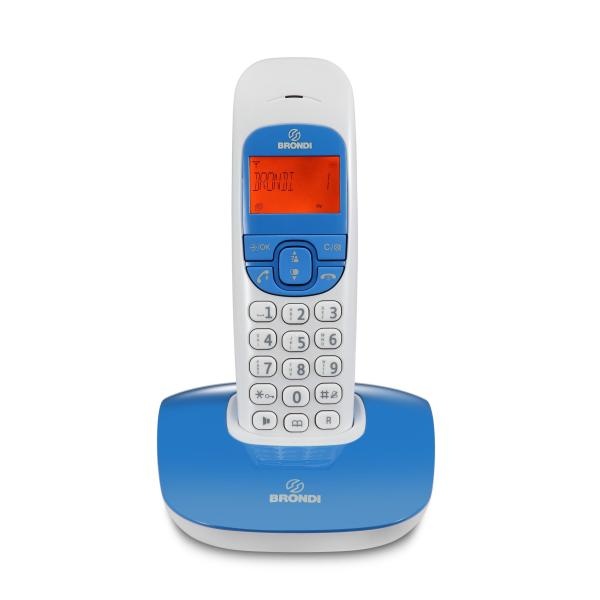 BRONDI BRONDI TELEFONO CORDLESS NICE BIANCO/BLU - TELEFONIA FISSA E CORDLESS | TecnoCARE.net Sabaudia, Latina, Terracina, San Felice Circeo e Pontinia