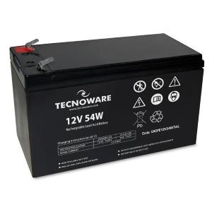 TECNOWARE TECNOWARE POWER BATTERY TECNOWARE 12V 54W ( 11Ah) FASTON 6,3 MM LONG LIFE - BATTERIE UPS | TecnoCARE.net Sabaudia, Latina, Terracina, San Felice Circeo e Pontinia